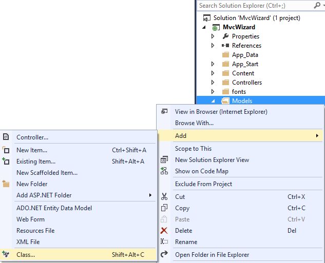 Adding Class in Model